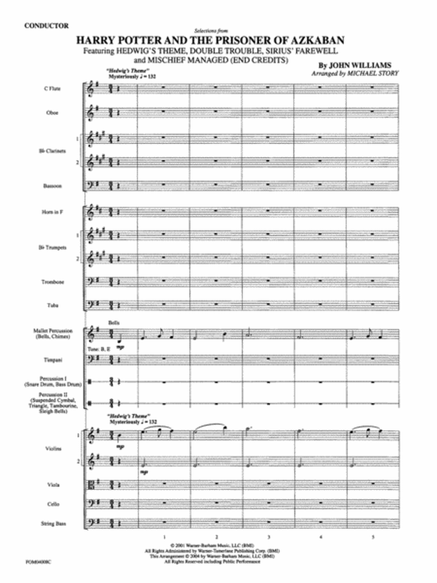 Harry Potter and the Prisoner of Azkaban: Score