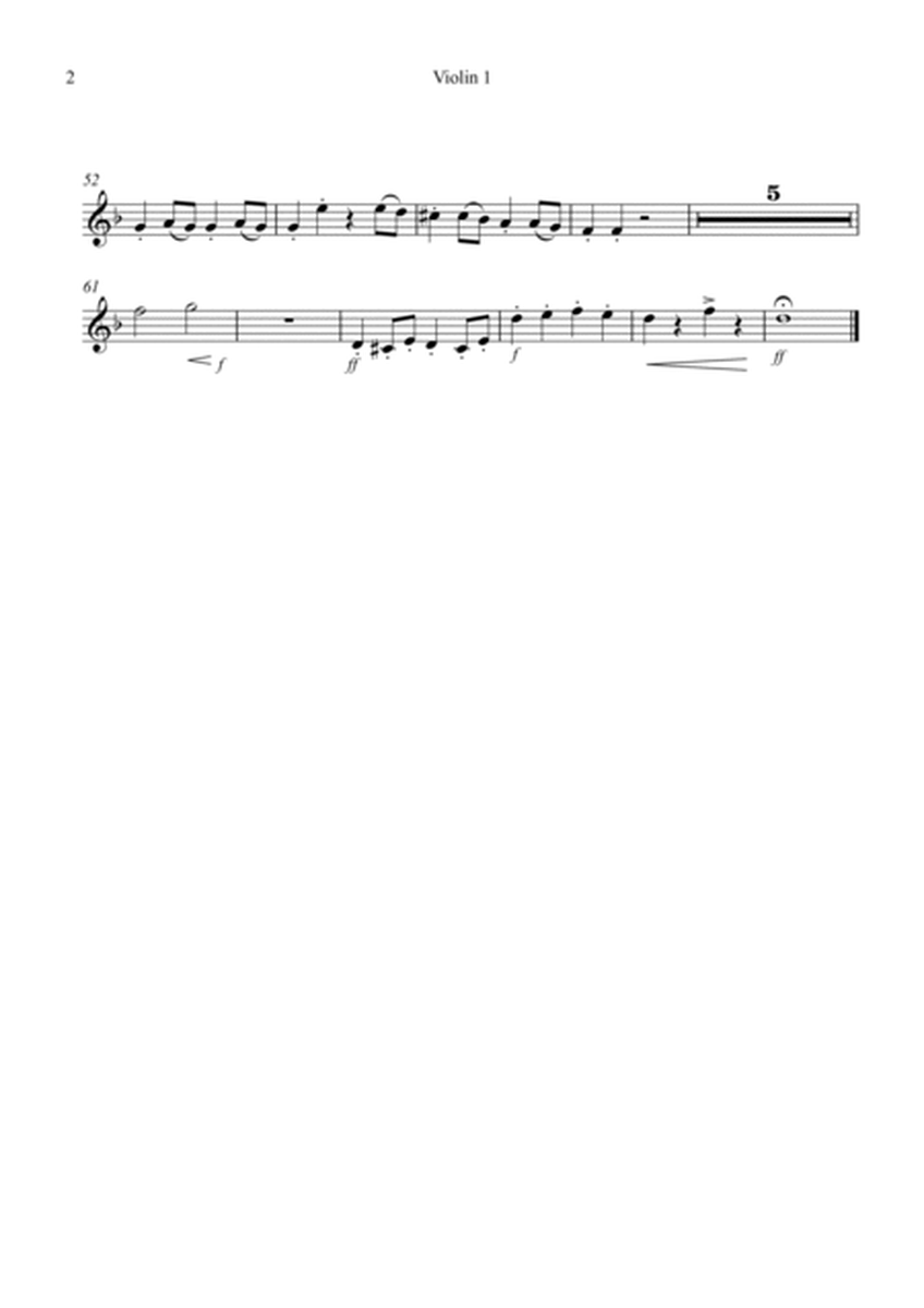 Symphony No.40 (1st movement) for Violin Quartet image number null
