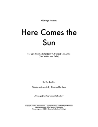 Book cover for Here Comes The Sun