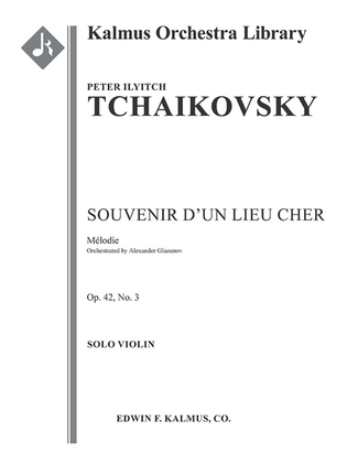 Souvenir d'un Lieu Cher, Op. 42; No. 3: Melodie