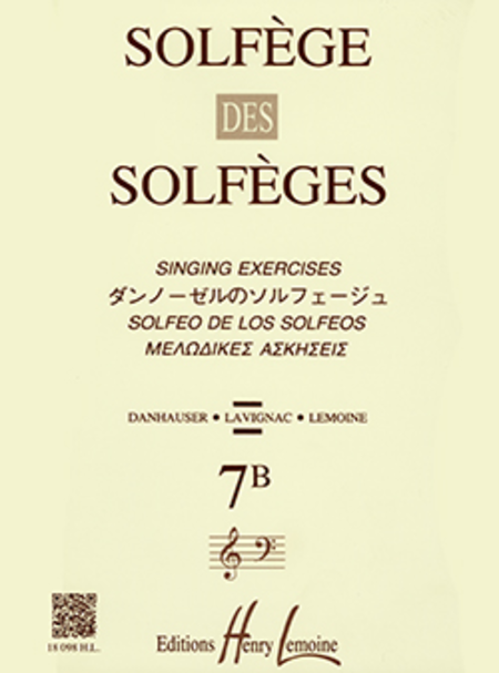 Solfege des Solfeges - Volume 7B sans accompagnement