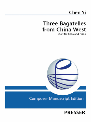 Book cover for Three Bagatelles from China West