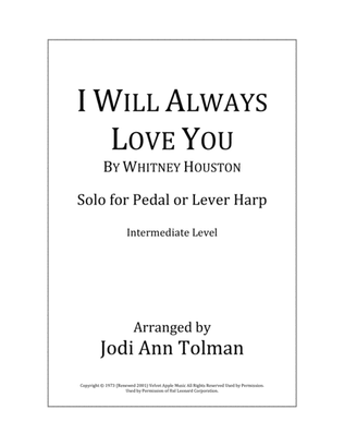 Book cover for I Will Always Love You