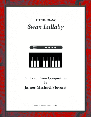 Book cover for Swan Lullaby - Flute & Piano