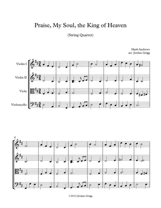 Praise, My Soul, the King of Heaven (String Quartet)