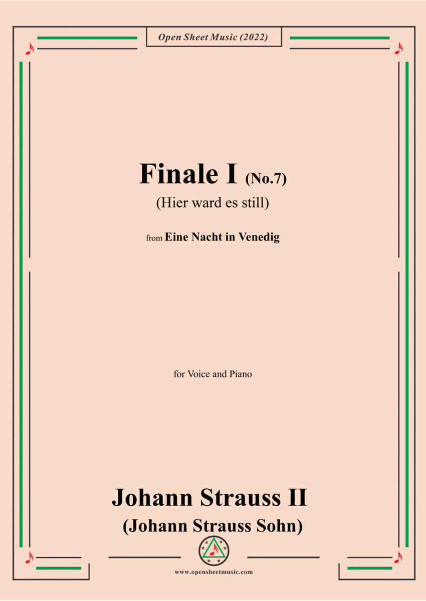 Johann Strauss II-Finale I(No.7:Hier ward es still) image number null