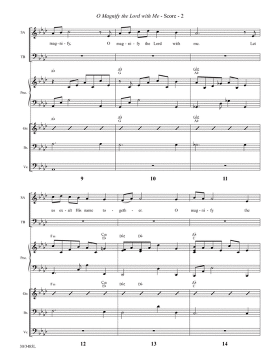 O Magnify the Lord with Me - Instrumental Ensemble Score and Parts