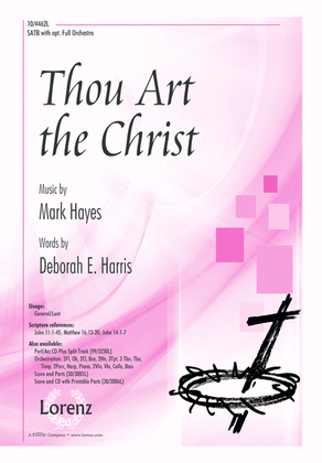 Book cover for Thou Art the Christ