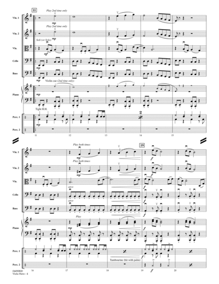 Viola Hero - Full Score