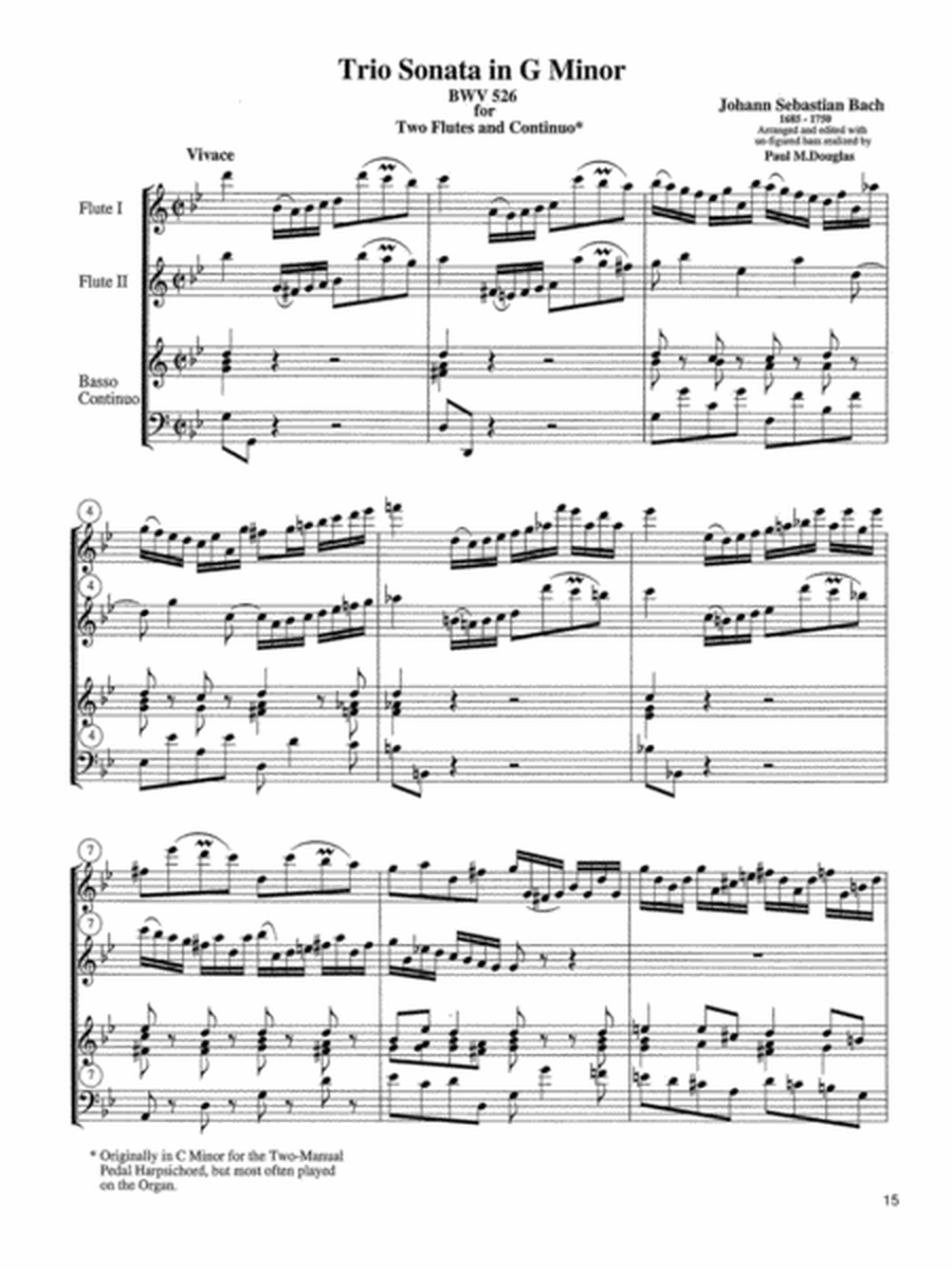 Six Trio Sonates, Vol. I