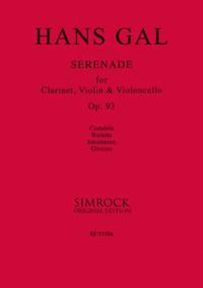 Book cover for Serenade op. 93