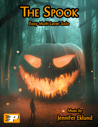 Book cover for The Spook (Easy Multi-Level Solo)