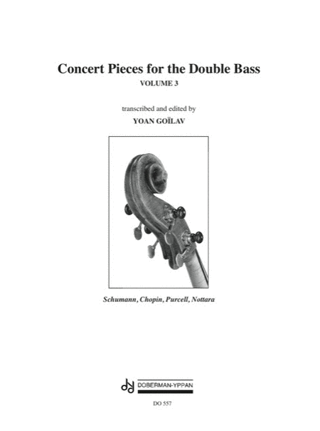 Concert Pieces for the Double Bass, Volume 3