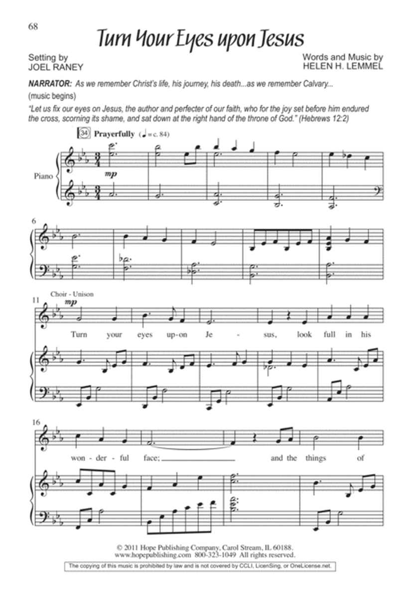 We Remember Calvary (SATB) image number null