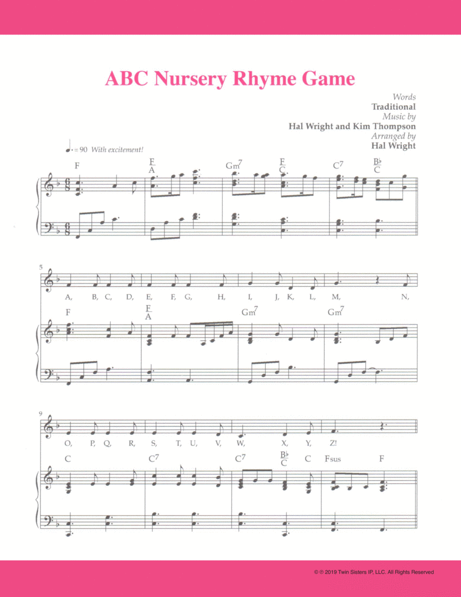 ABC Nursery Rhyme Game