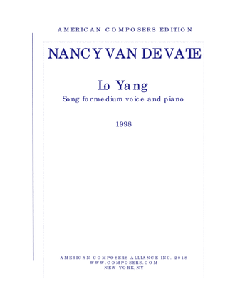 Book cover for [Van de Vate] Lo-Yang