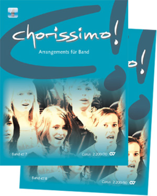 Book cover for Chorissimo. Instrumentale Begleitsets fur Band, Vol. 1 und Vol. 2