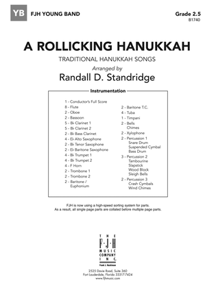Book cover for A Rollicking Hanukkah: Score