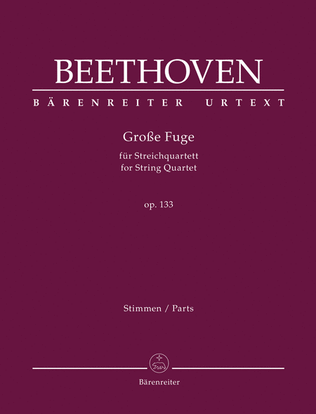 Book cover for Große Fuge for String Quartet, op. 133