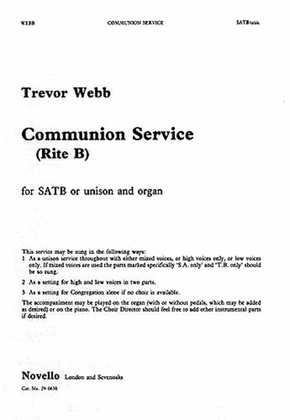 Book cover for Communion Service