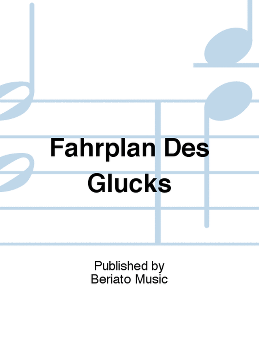 Fahrplan Des Glucks