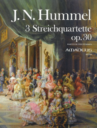 Book cover for 3 Streichquartette op. 30