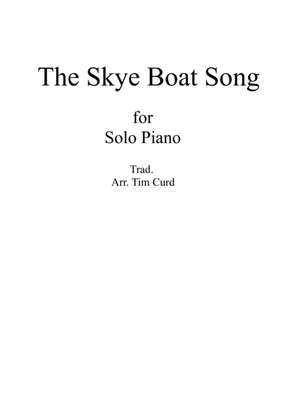 Book cover for The Skye Boat Song. For Piano