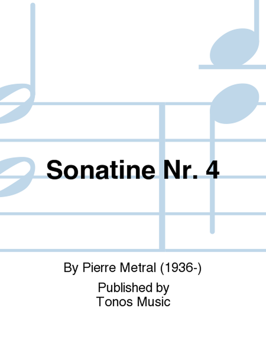 Sonatine Nr. 4