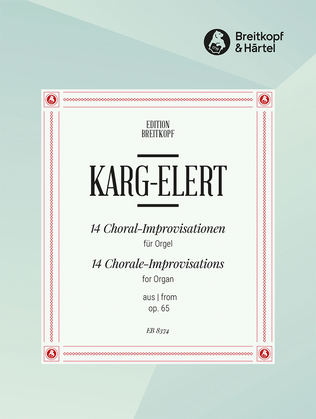 Book cover for 14 Chorale Improvisations from Op. 65