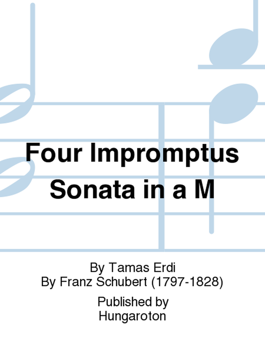 Four Impromptus Sonata in a M image number null