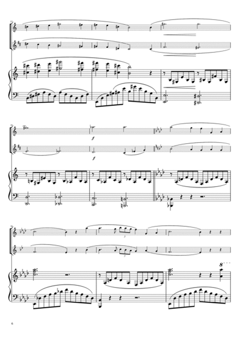 "Liebesträume No. 3" (Asdur) pianotrio / Flute & Clarinet image number null