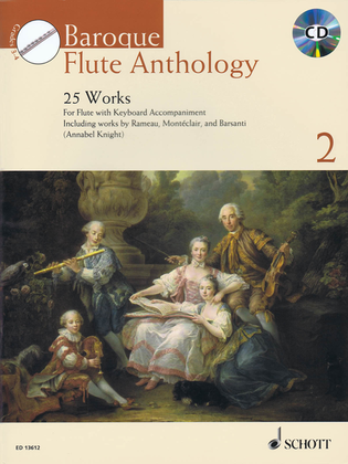 Book cover for Baroque Flute Anthology - Volume 2