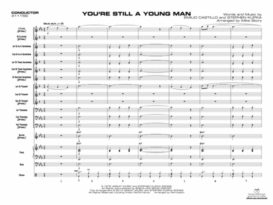 You're Still a Young Man: Score