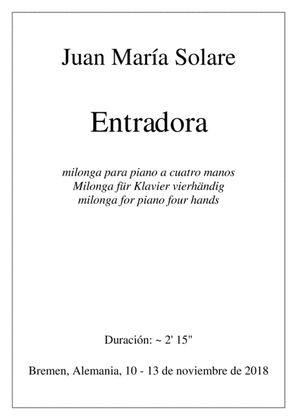 Entradora [piano 4 hands]