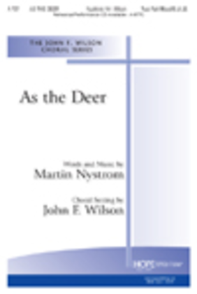 Book cover for As the Deer