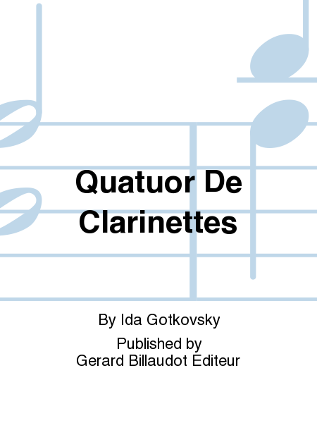 Quatuor De Clarinettes