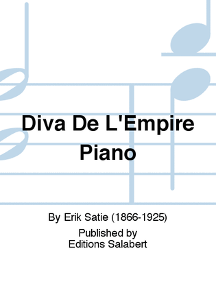 Book cover for Diva De L'Empire Piano