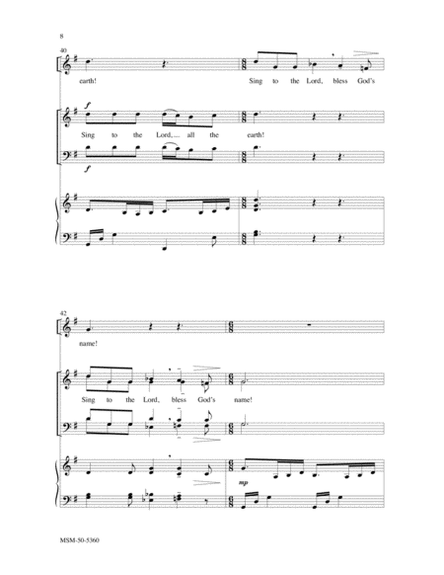 O Sing to the Lord a New Song (Choral Score) image number null