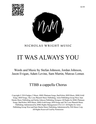 Book cover for It Was Always You