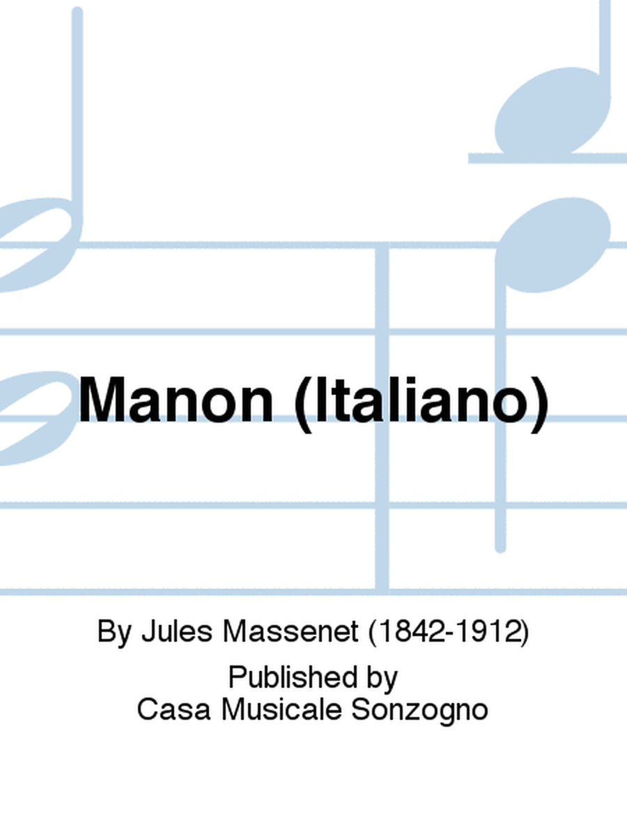 Manon (Italiano)