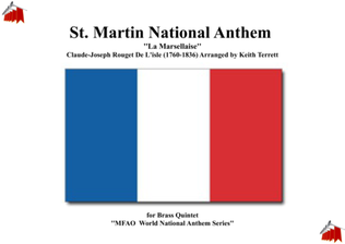 Book cover for St. Martin National Anthem for Brass Quintet