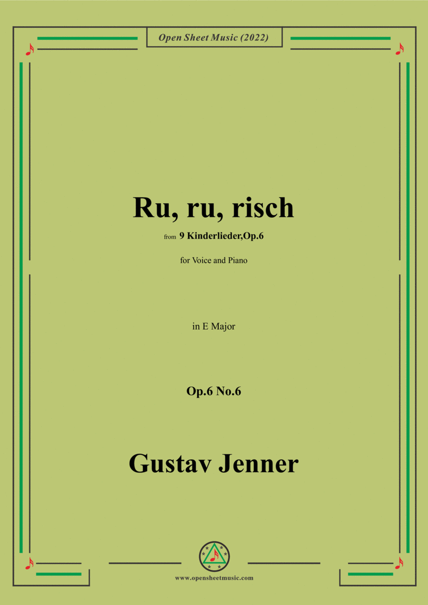 Jenner-Ru,ru,risch,in E Major,Op.6 No.6