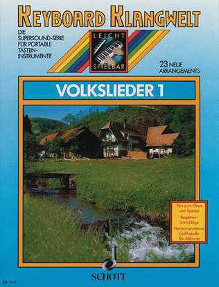 Book cover for Keyboard Klangwelt Volkslieder 1