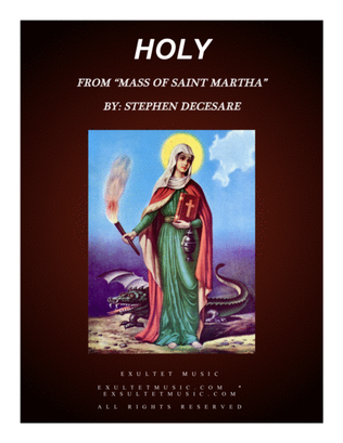 Book cover for Holy (from "Mass of Saint Martha")