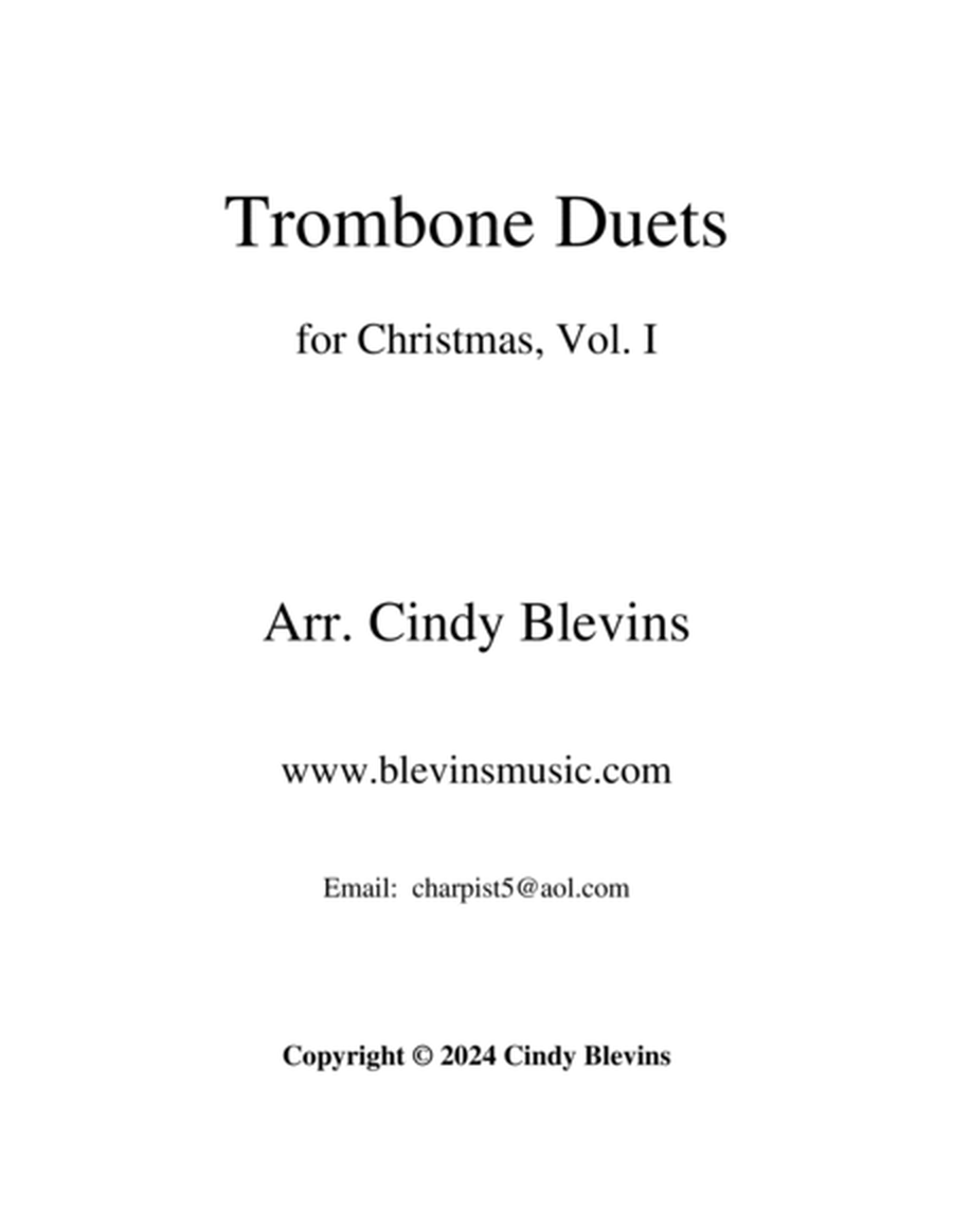 Trombone Duets for Christmas, Vol. I image number null