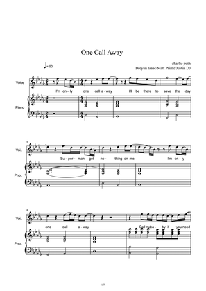 Book cover for One Call Away