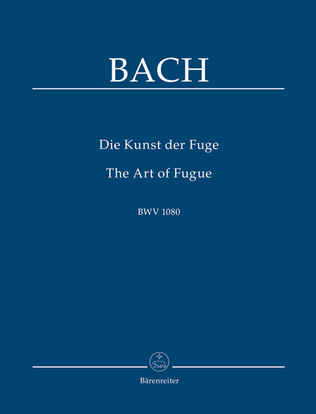 Book cover for The Art of Fugue, BWV 1080