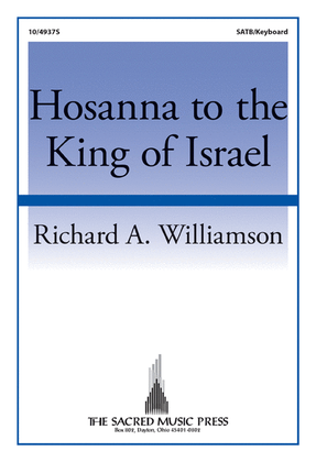 Book cover for Hosanna to the King of Israel
