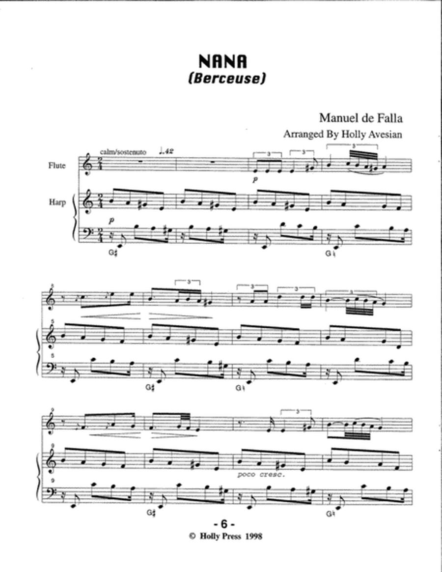 A Treasury for Harp and Flute Volume 2