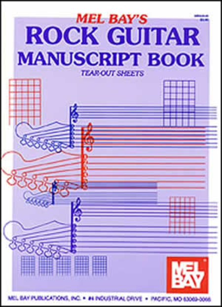 Rock Guitar Manuscript Book